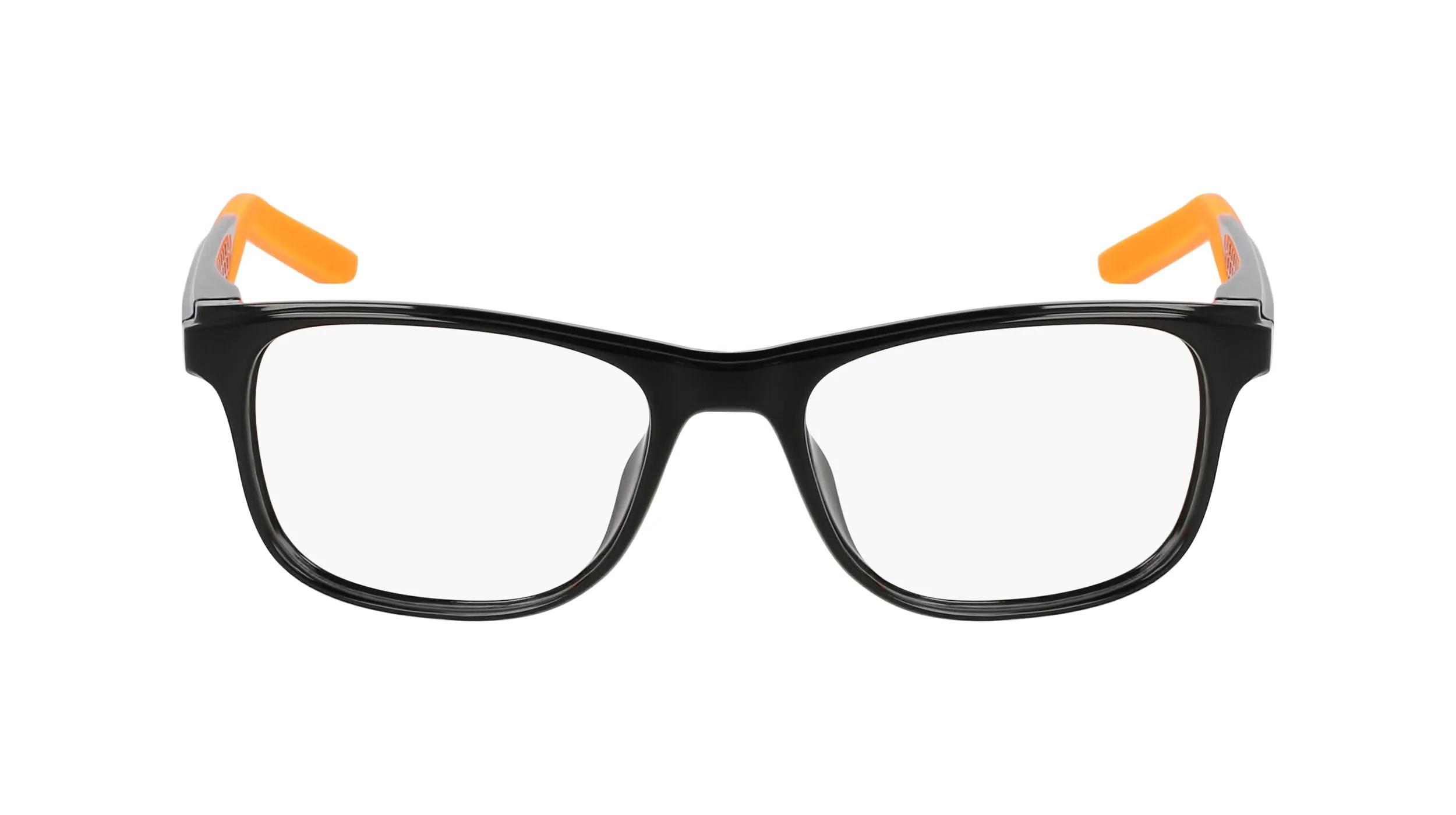 Nike 5059 008 Eyeglasses Youth Kids Boy's Black/Total Orange Full Rim 46-15-130