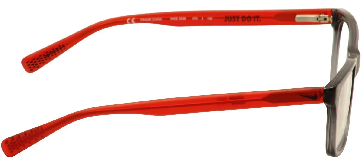 Nike 5538 070 Eyeglasses Youth Kids Anthracite/Red Full Rim 46-17-130