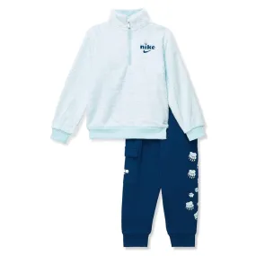 Nike Kids Track Pack Sherpa 1/2 Zip Set (Little Kids)