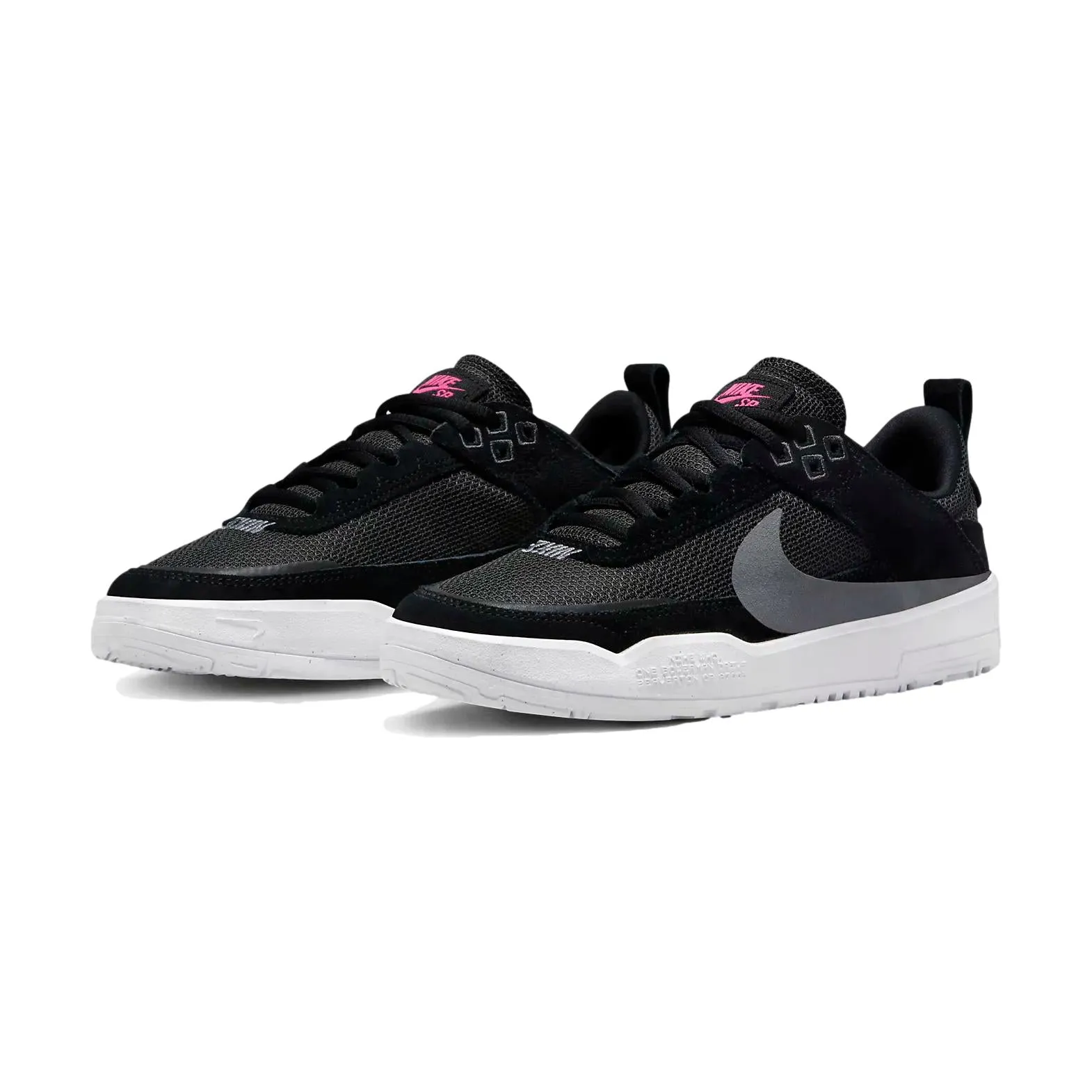 Nike SB Big Kids Day One Black-Cool Grey-Anthracite-Alchemy Pink Sneakers