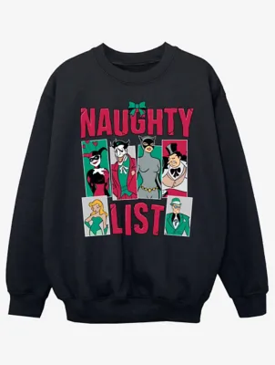 NW2 Batman Naughty List Kids Black Sweatshirt | Kids | George at ASDA