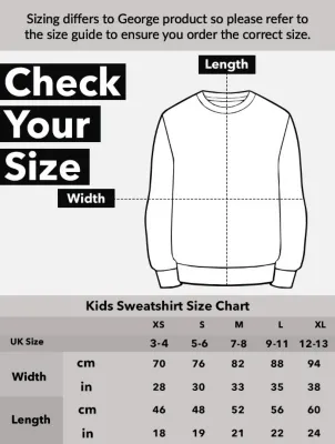 NW2 Batman Naughty List Kids Black Sweatshirt | Kids | George at ASDA