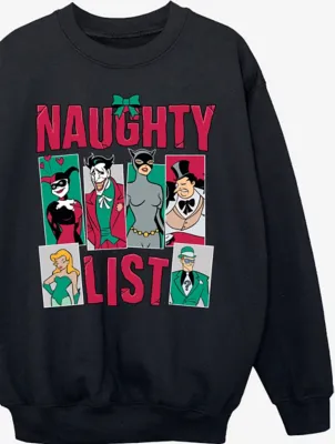 NW2 Batman Naughty List Kids Black Sweatshirt | Kids | George at ASDA