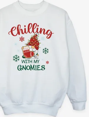 NW2 Christmas Gnomies Boy Kids White Sweatshirt | Kids | George at ASDA