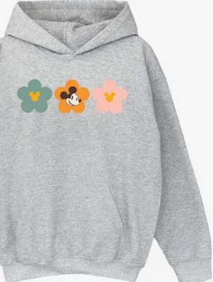 NW2 Disney Mickey Mouse Flowers Kids Grey Hoodie | Kids | George at ASDA