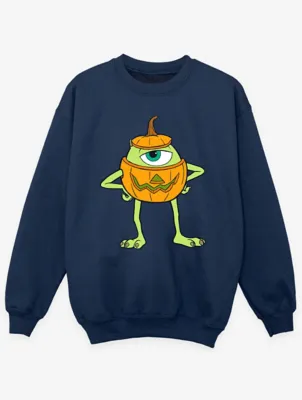 NW2 Monsters Inc Mike Pumpkin Kids Navy Sweatshirt | Kids | George at ASDA