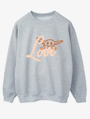 NW2 Star Wars Grogu Love Outline Kids Grey Sweatshirt | Kids | George at ASDA