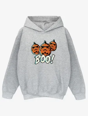 NW2 Star Wars Storm Trooper Pumpkins Kids Grey Hoodie | Kids | George at ASDA