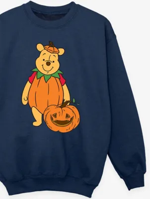 NW2 Winnie The Pooh Pumpkin Kids Navy Sweatshirt | Kids | George at ASDA