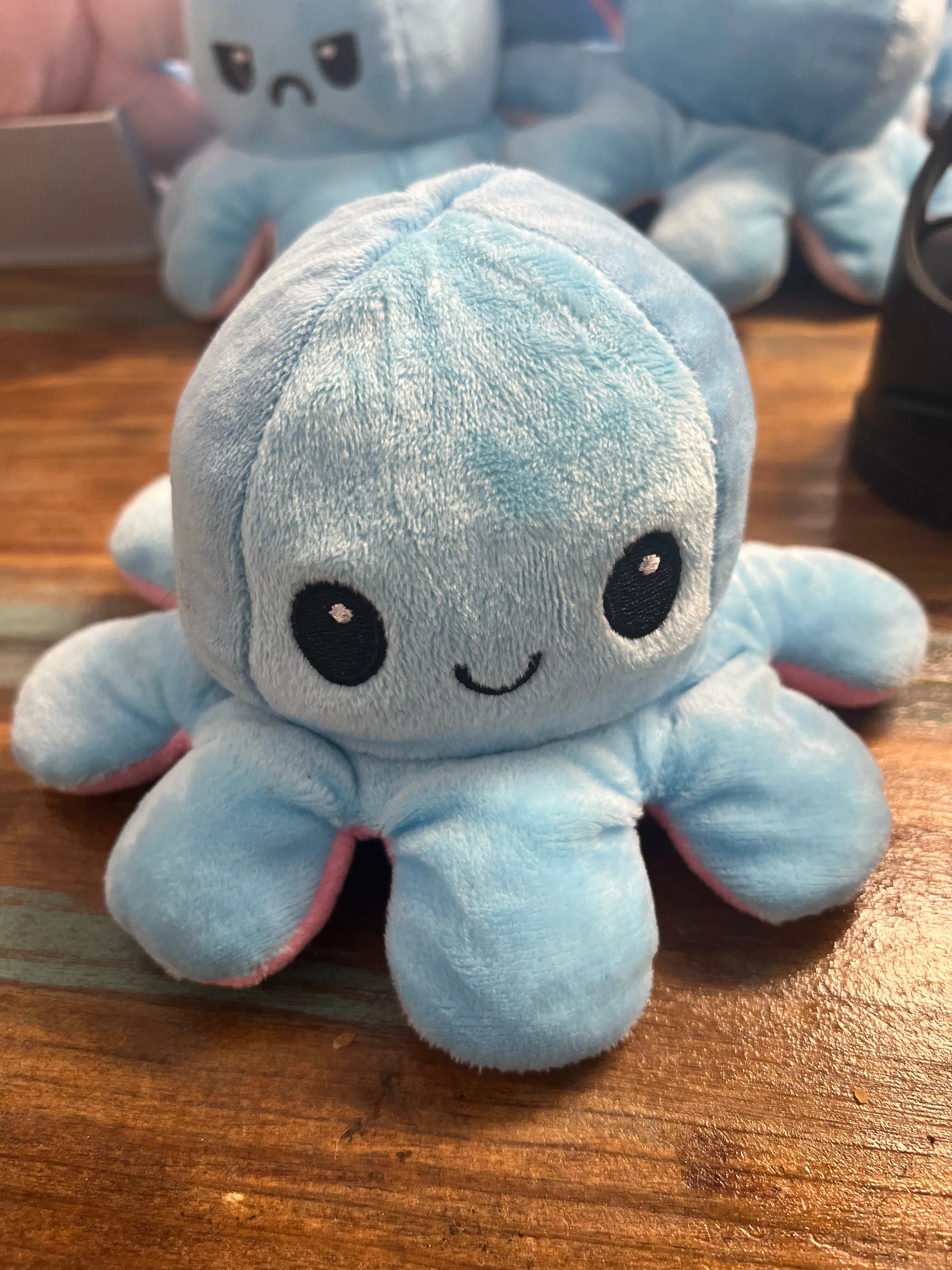 Reversible Octopus Plush Toy