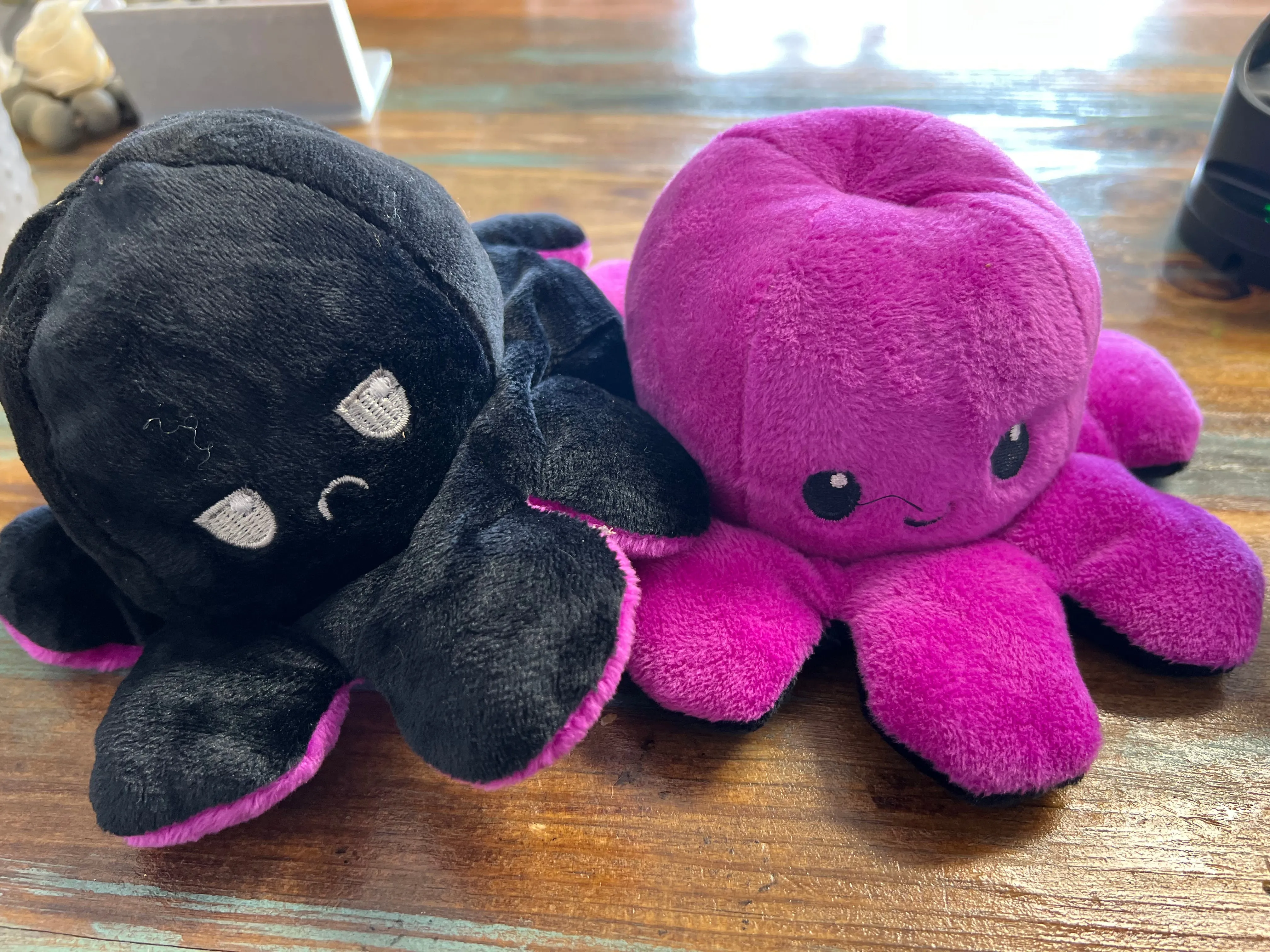 Reversible Octopus Plush Toy