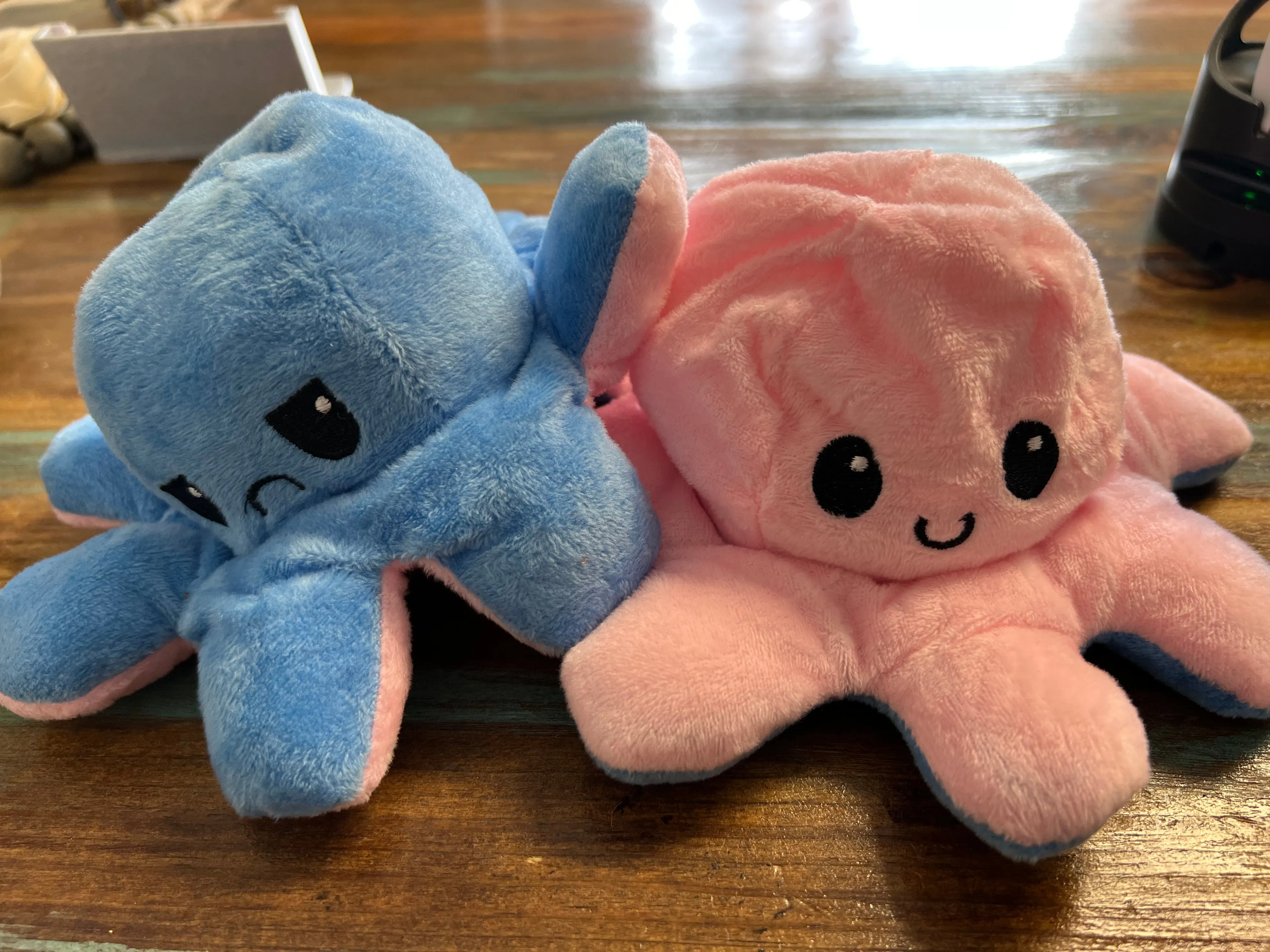 Reversible Octopus Plush Toy