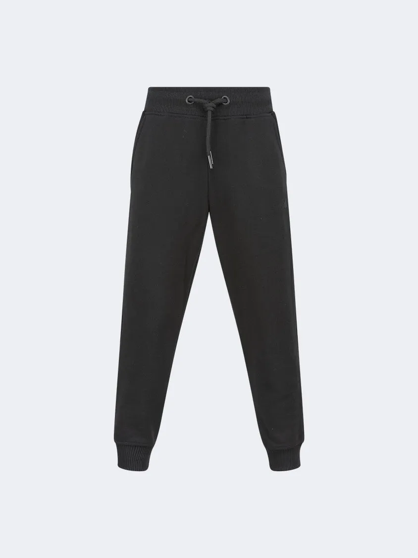 Oil And Gaz Cuffed Kids-Boys Lifestyle Pant Black