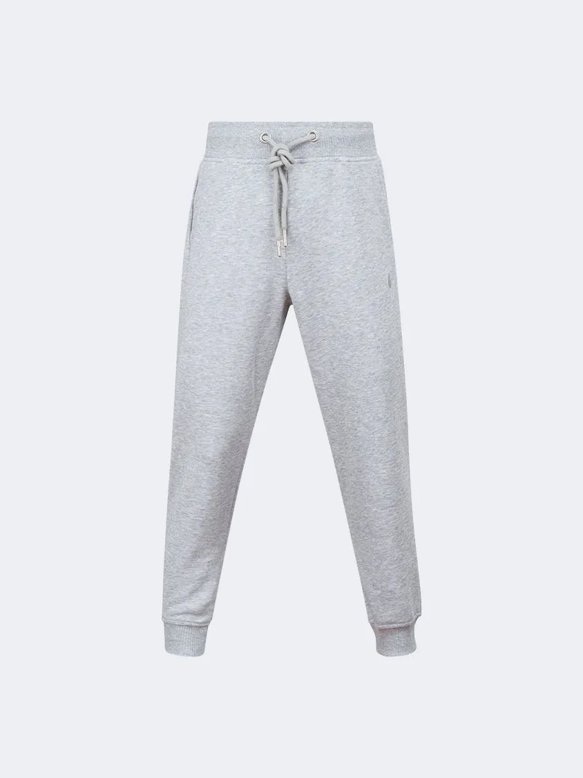 Oil And Gaz Cuffed Kids-Boys Lifestyle Pant Grey Chine