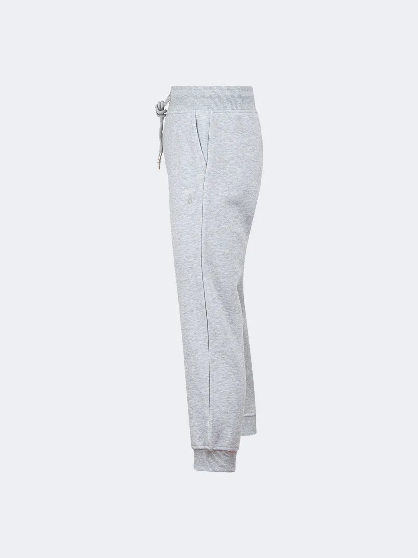 Oil And Gaz Cuffed Kids-Boys Lifestyle Pant Grey Chine