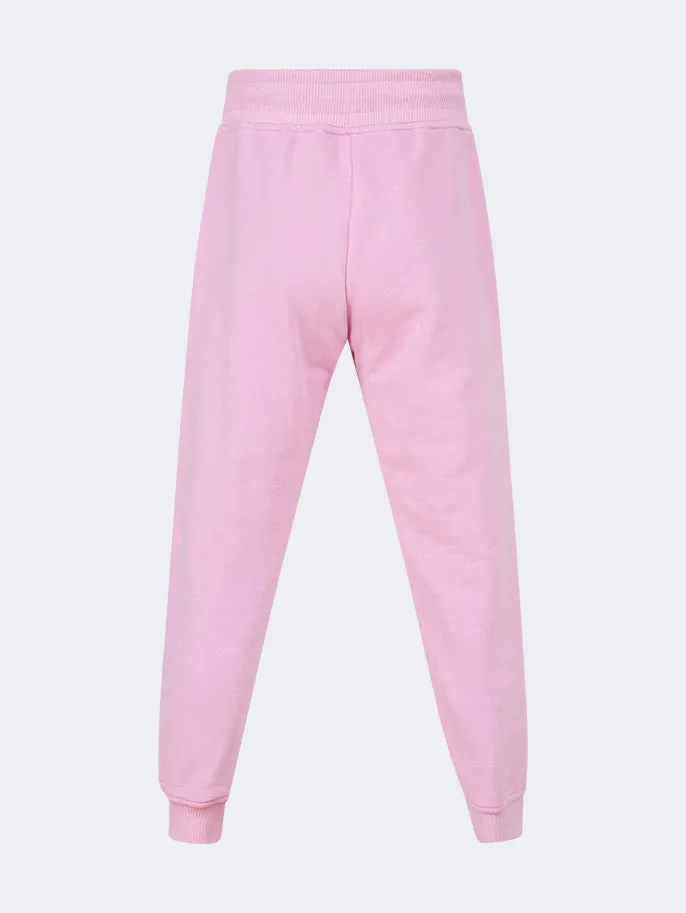 Oil And Gaz Cuffed Kids-Girls Lifestyle Pant Pink