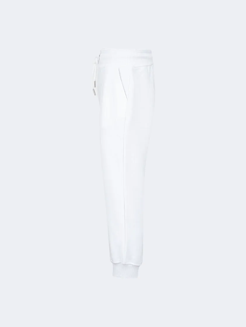 Oil And Gaz Cuffed Kids-Girls Lifestyle Pant White