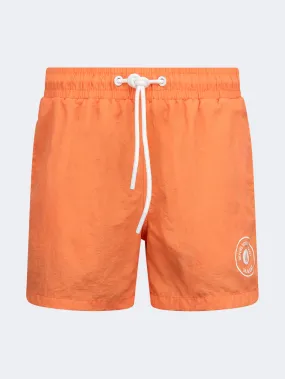 Oil And Gaz Plain Kids-Boys Swim Short Orange