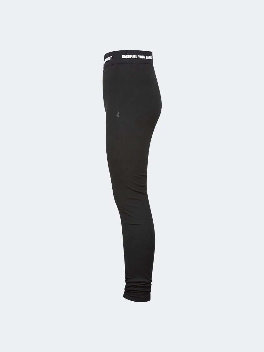 Oil And Gaz Plain Kids-Girls Lifestyle Tight Black