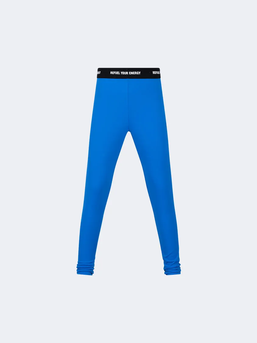 Oil And Gaz Plain Kids-Girls Lifestyle Tight Blue