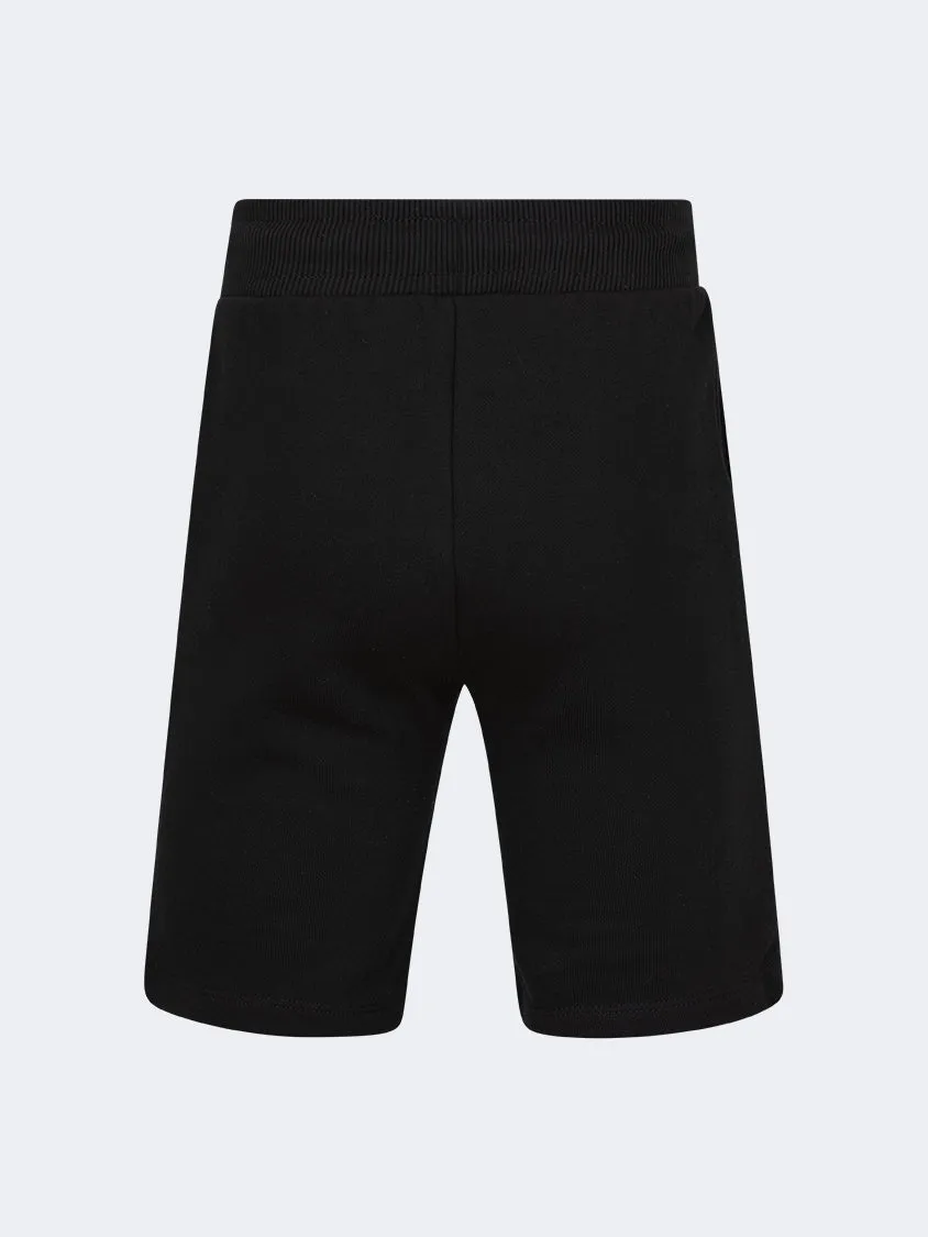 Oil And Gaz Regular Fit Kids-Boys Lifestyle Short Black