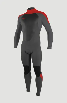 O’NEILL KIDS EPIC 4/3MM BACK ZIP FULL WETSUIT | BLACK / RED / GREY