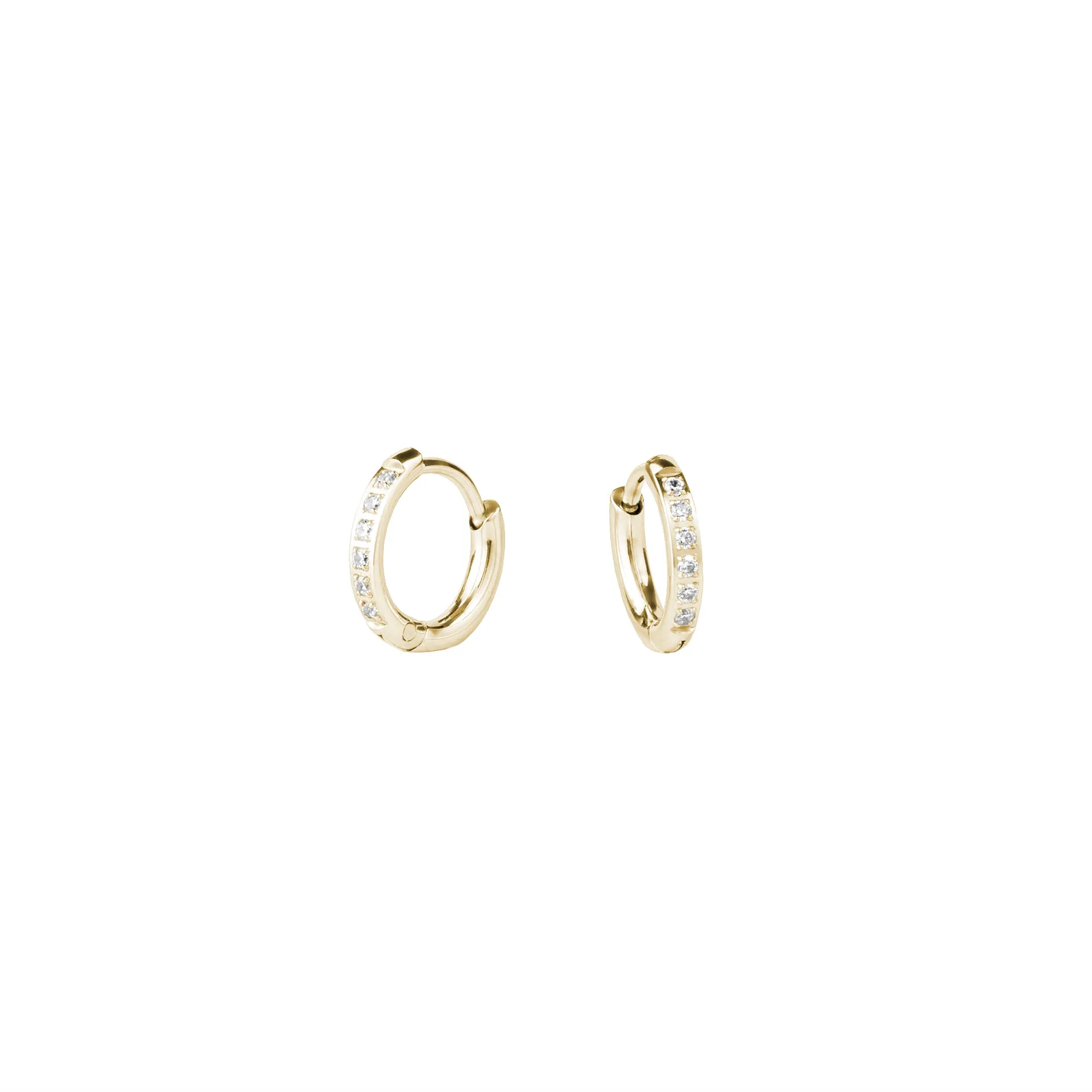 8mm Stylish Huggie Earrings