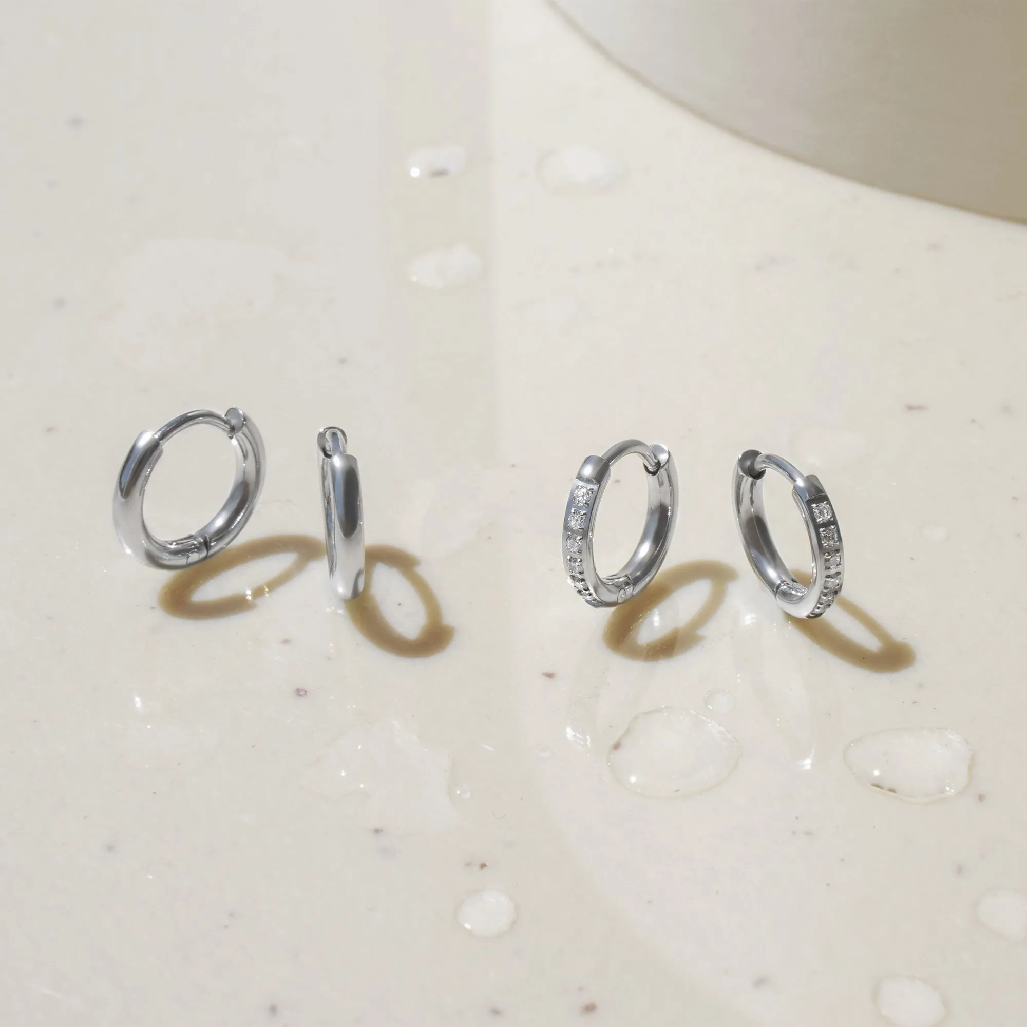 8mm Stylish Huggie Earrings