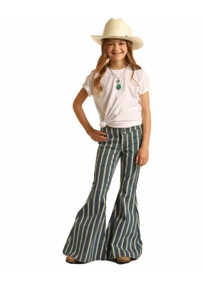 Panhandle Slim Kids Night Blue Bell Bottom Denim