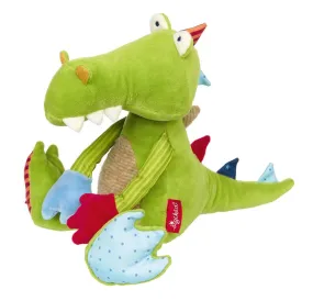 Colorful Patchwork Dragon Plush