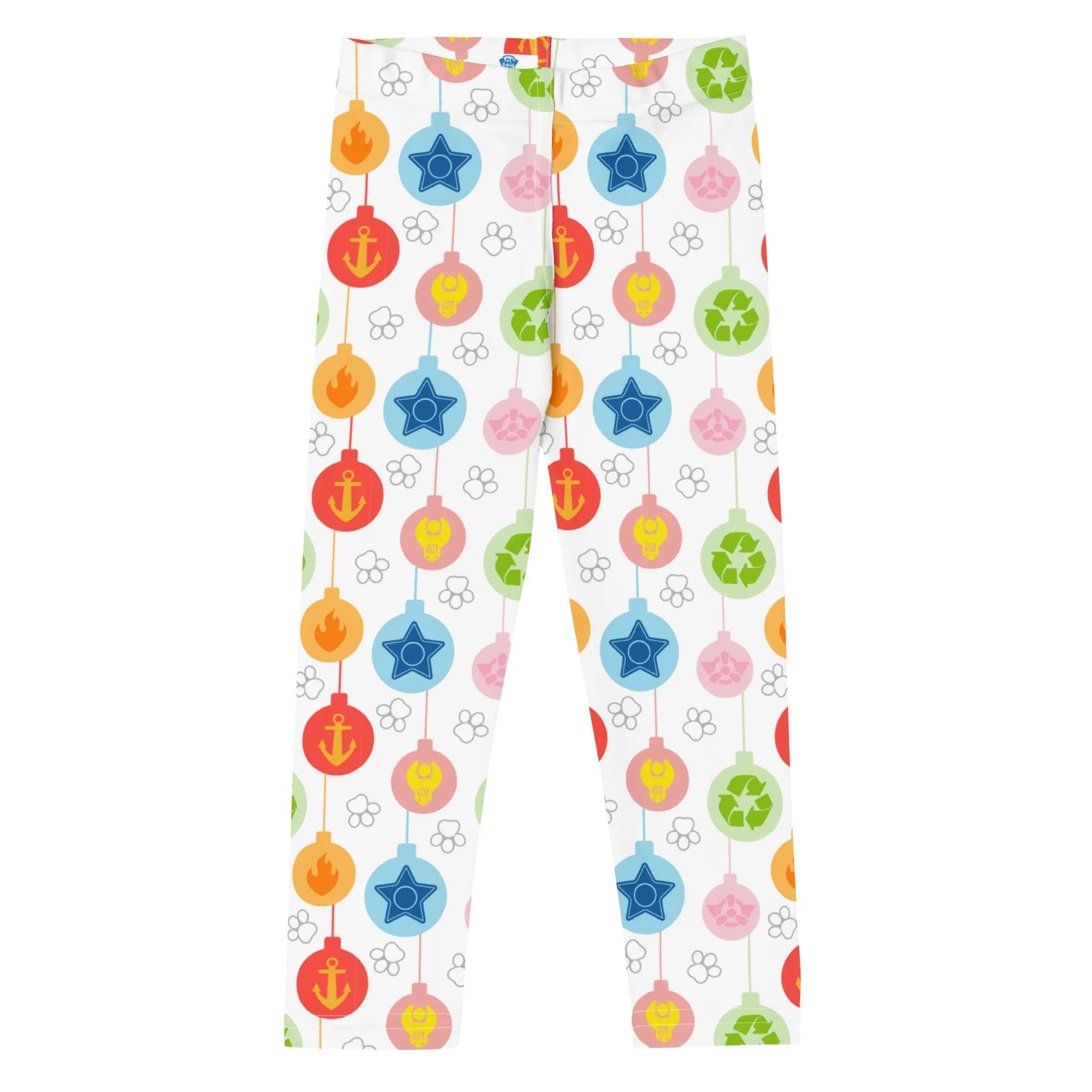 Paw Patrol Christmas Ornament Kids Leggings