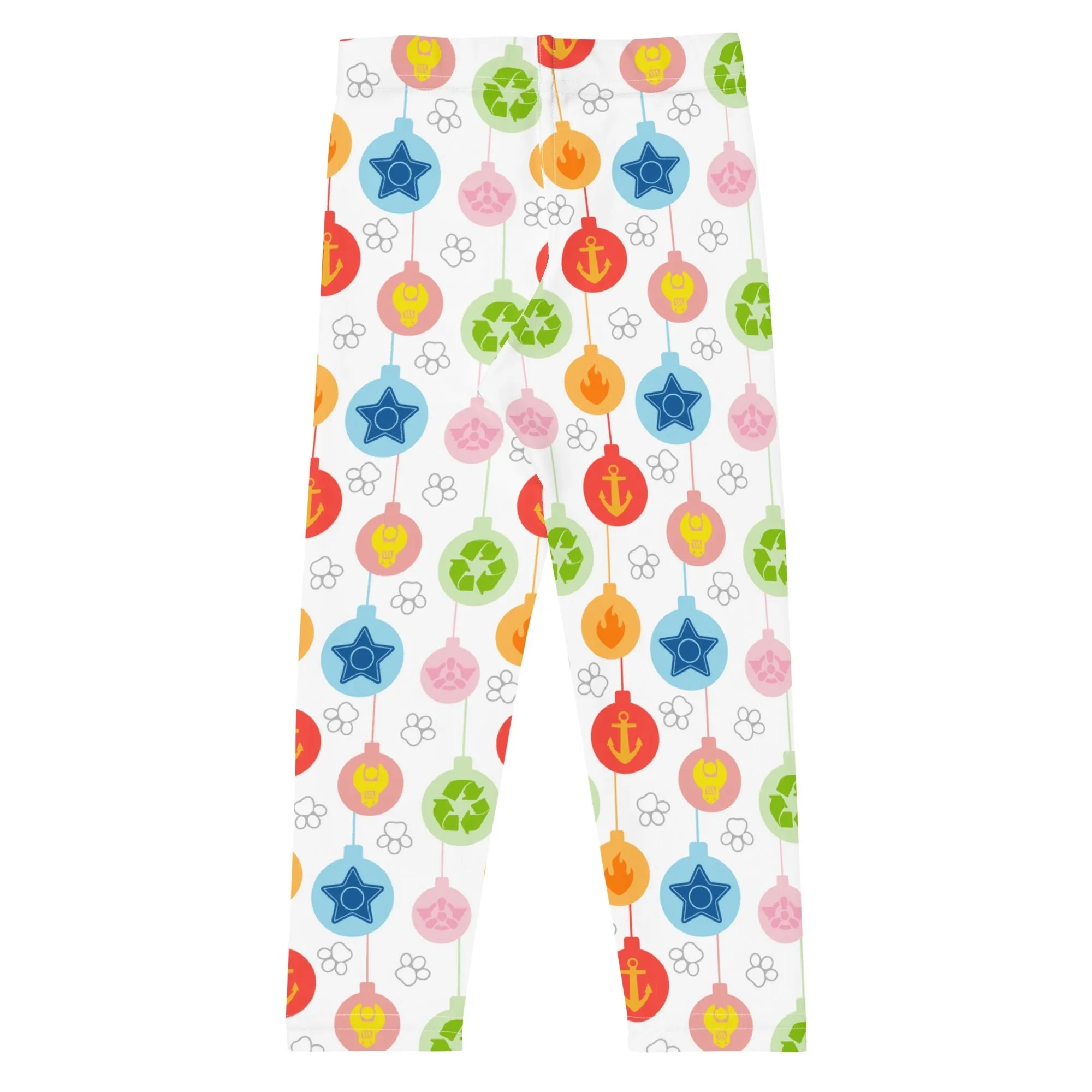 Paw Patrol Christmas Ornament Kids Leggings