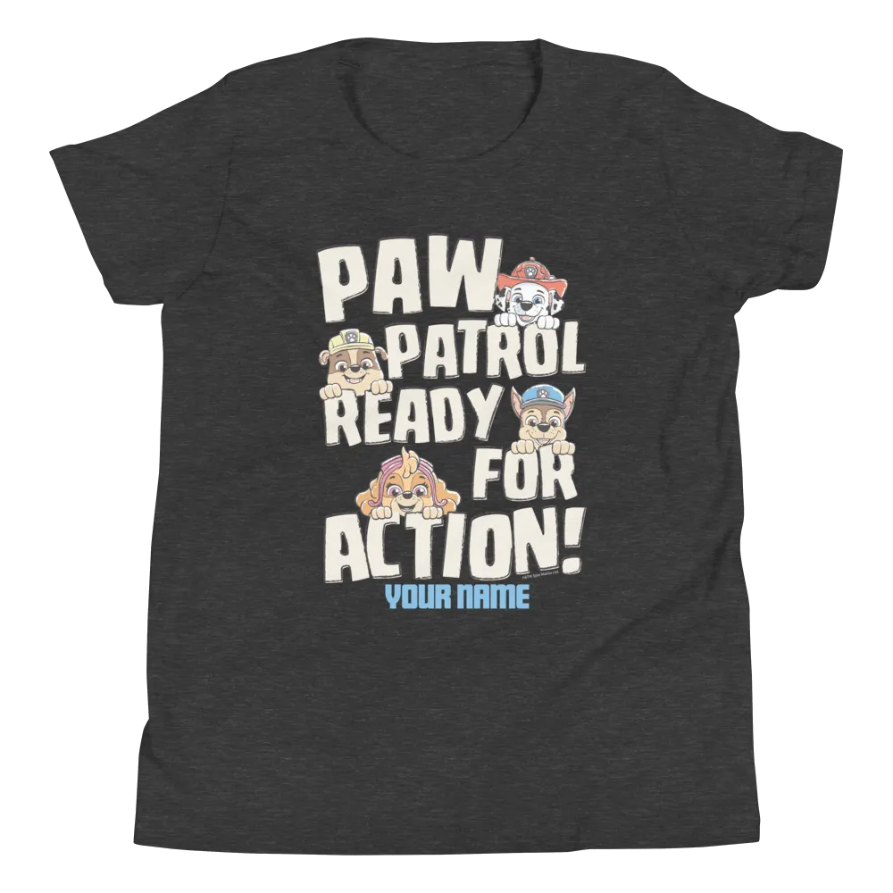 PAW Patrol Ready For Action Personalized Kids Premium T-Shirt