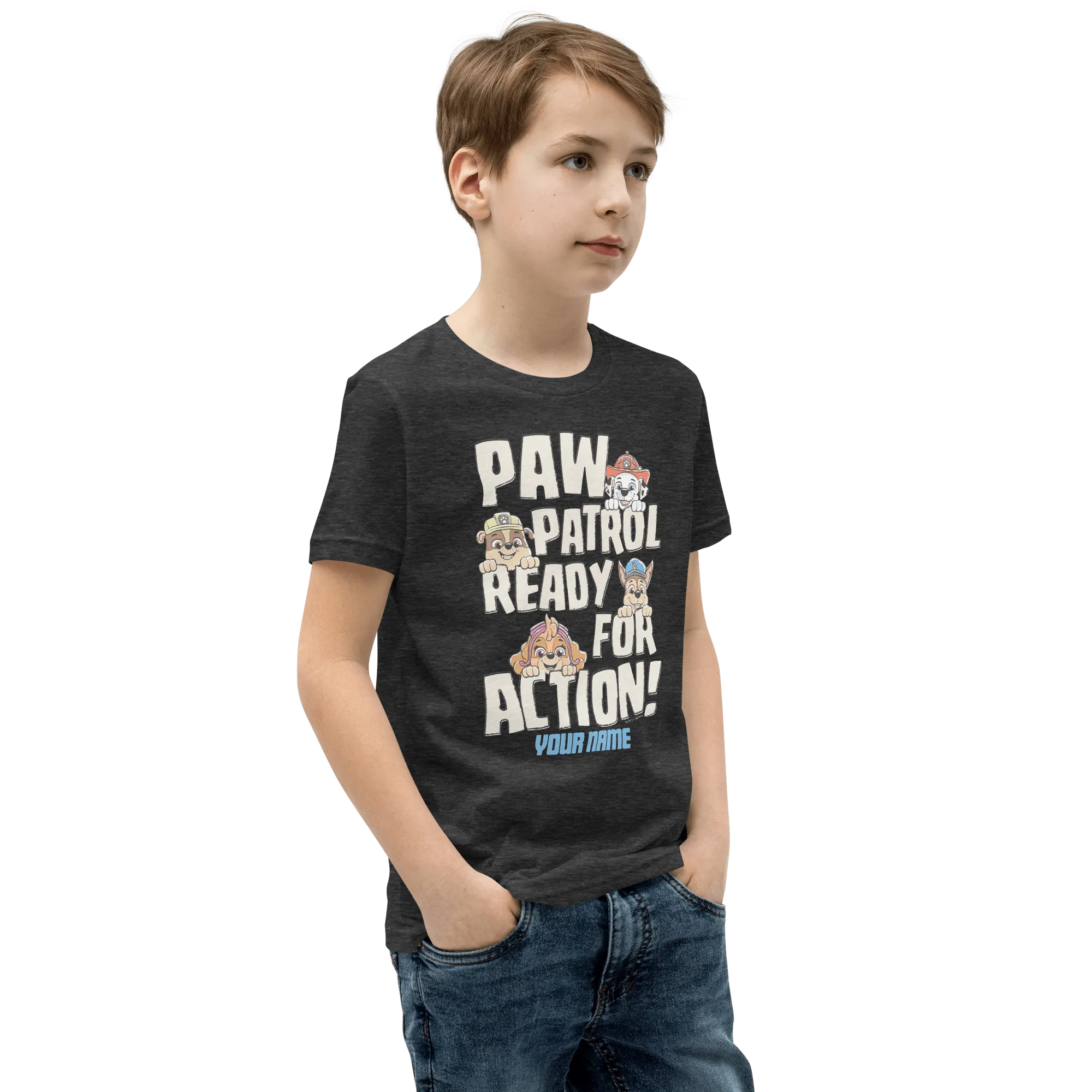 PAW Patrol Ready For Action Personalized Kids Premium T-Shirt