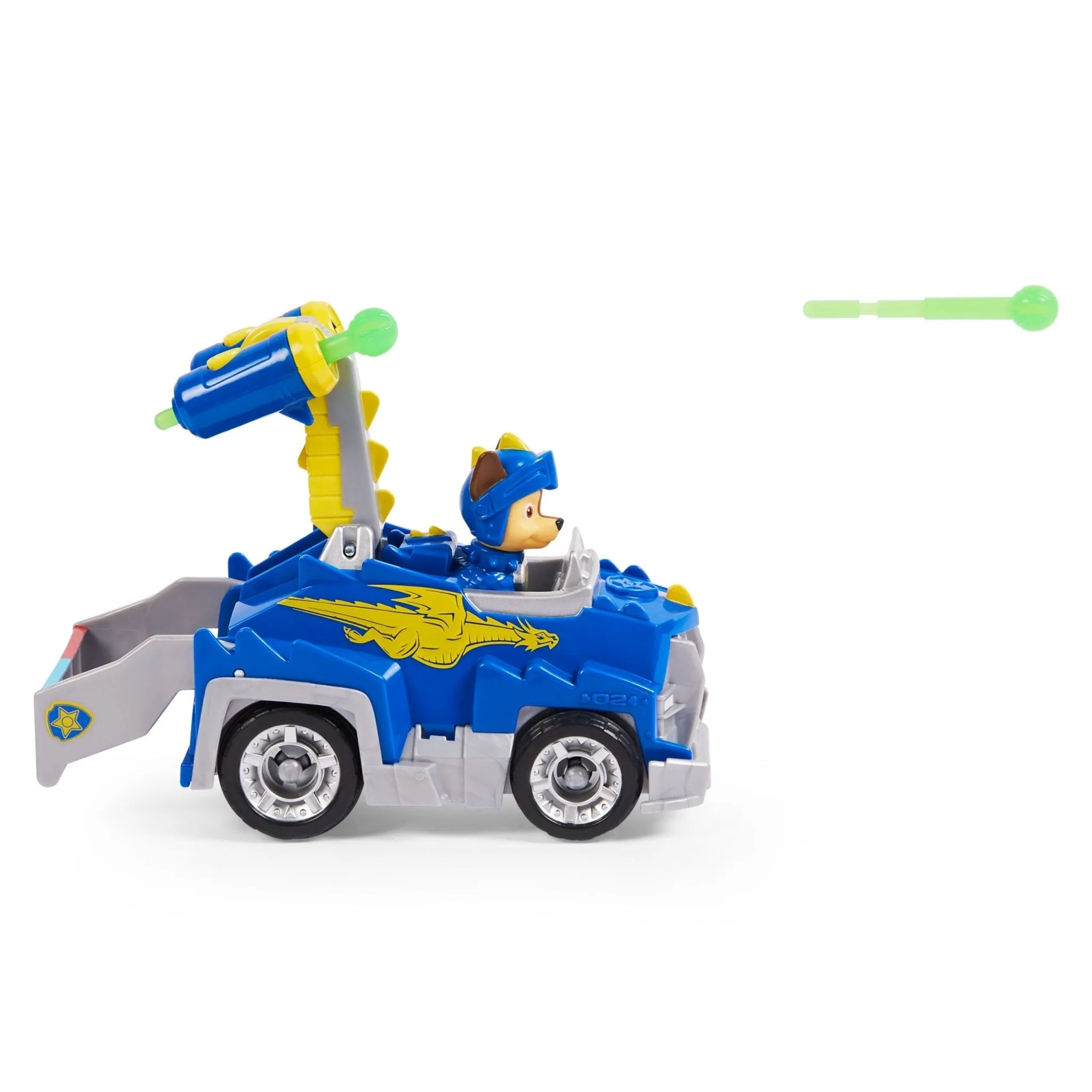 PAW Patrol, Rescue Knights Chase Transforming Toy Car with Collectible Action Figure, Kids Toys for Ages 3 and up