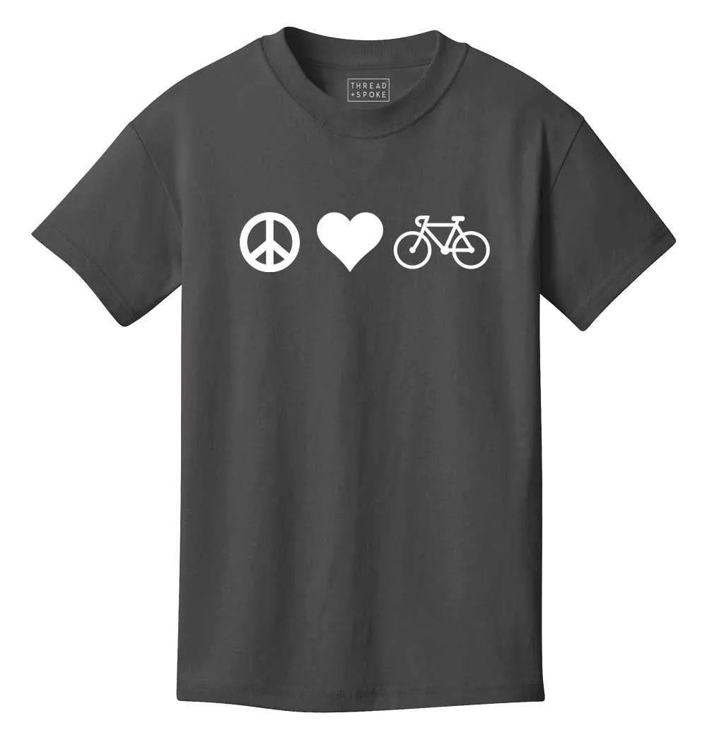 Peace Love Bicycles Kids