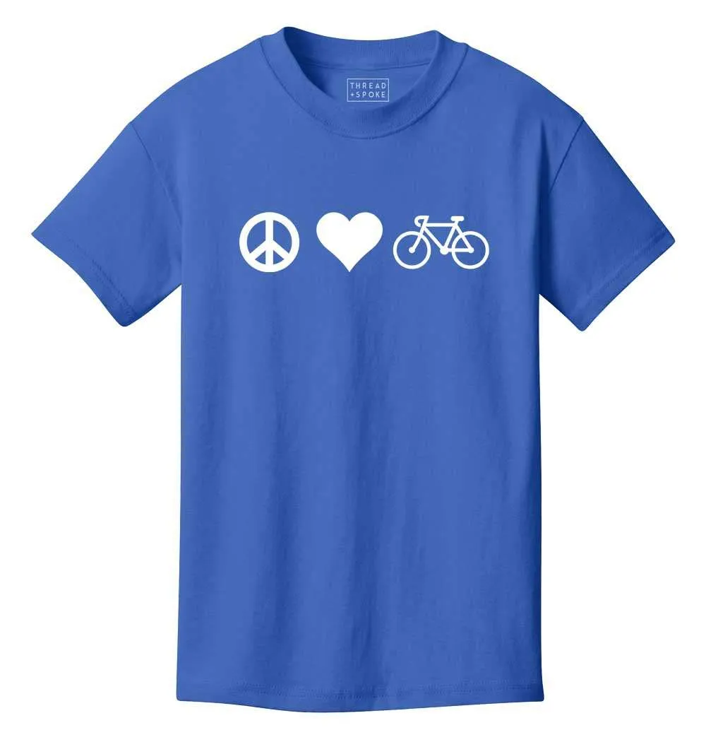 Peace Love Bicycles Kids