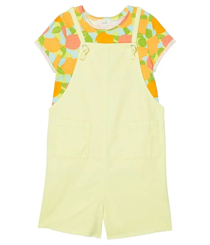 PEEK Fruit Print Shortall Set (Toddler/Little Kids/Big Kids)