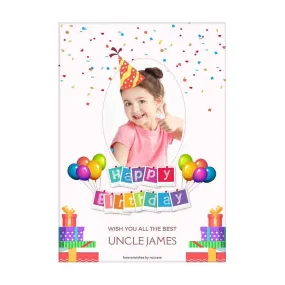 Personalised kids Birthday Cards for Birthday Wish - All The Best 0021