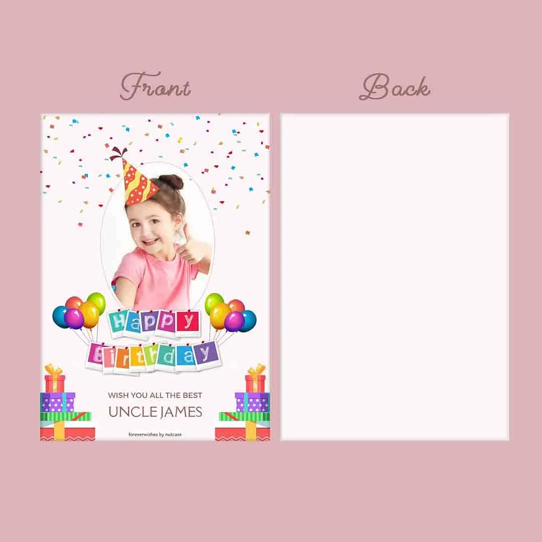 Personalised kids Birthday Cards for Birthday Wish - All The Best 0021