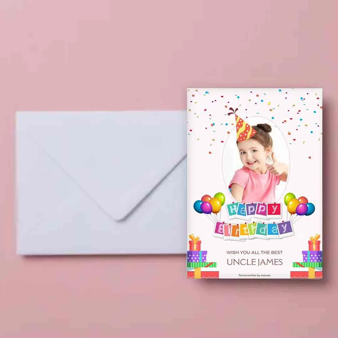 Personalised kids Birthday Cards for Birthday Wish - All The Best 0021