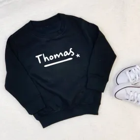 Personalised Kids Sweatshirt With Star