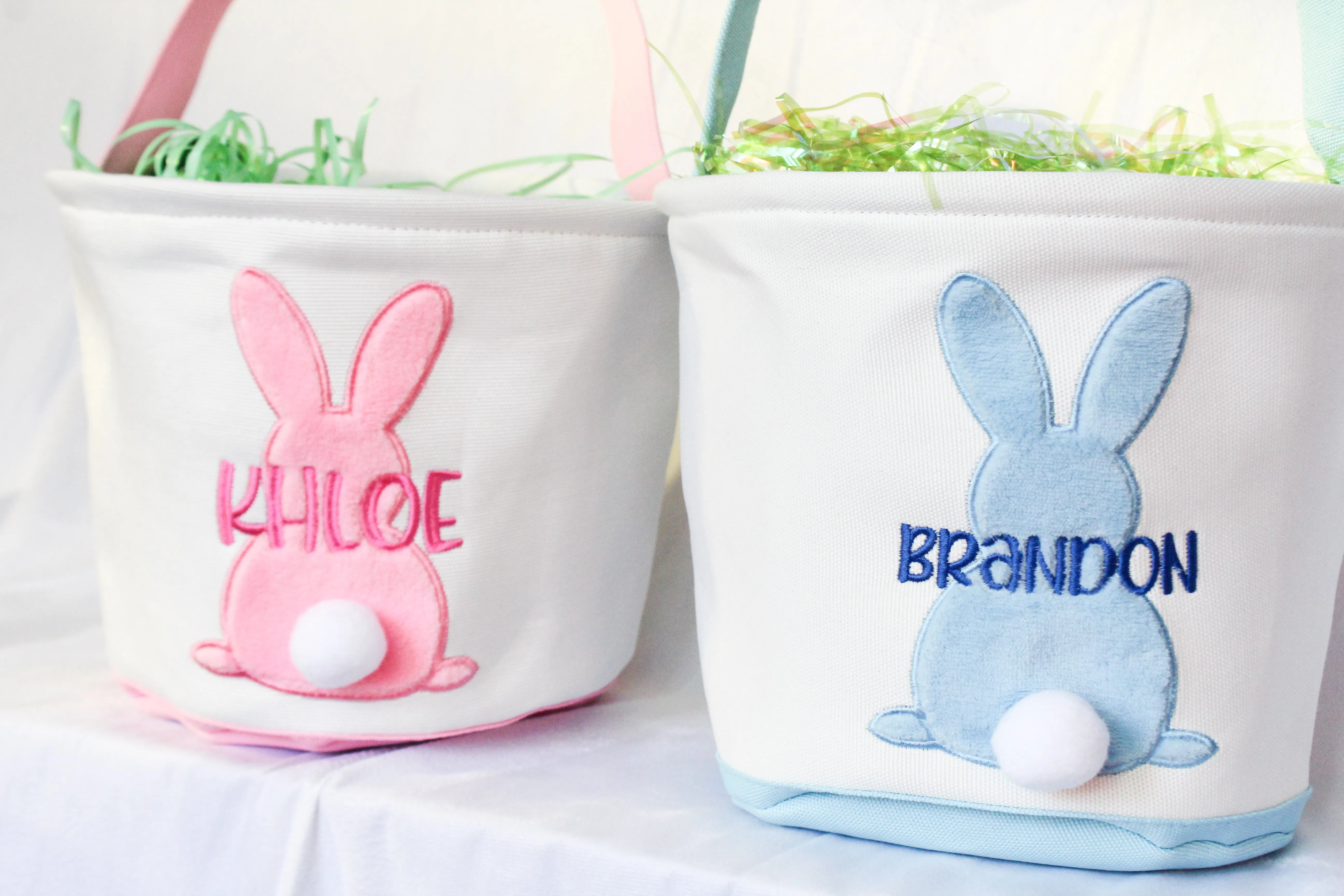 Personalized Kids Easter Bunny Basket