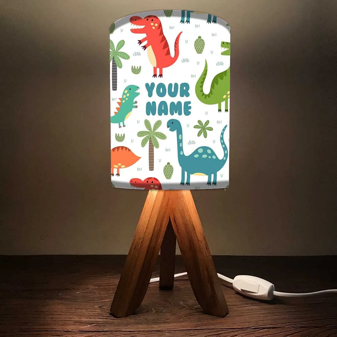 Personalized Lamp For Kids - Dinosour