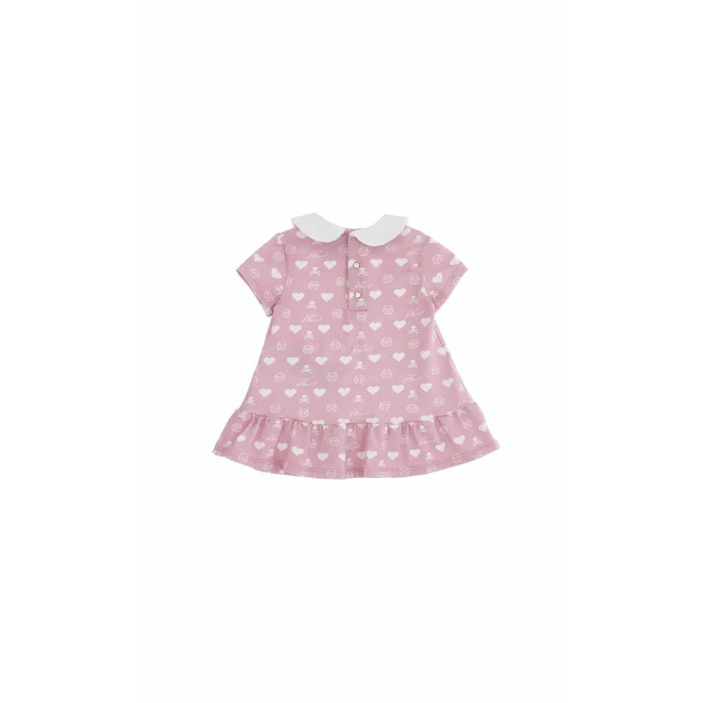 Philipp Plein Kids Pink Dress