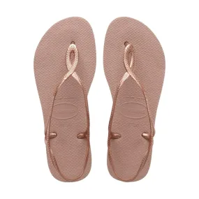 Kids Pink Havaianas Luna Fc Sandals