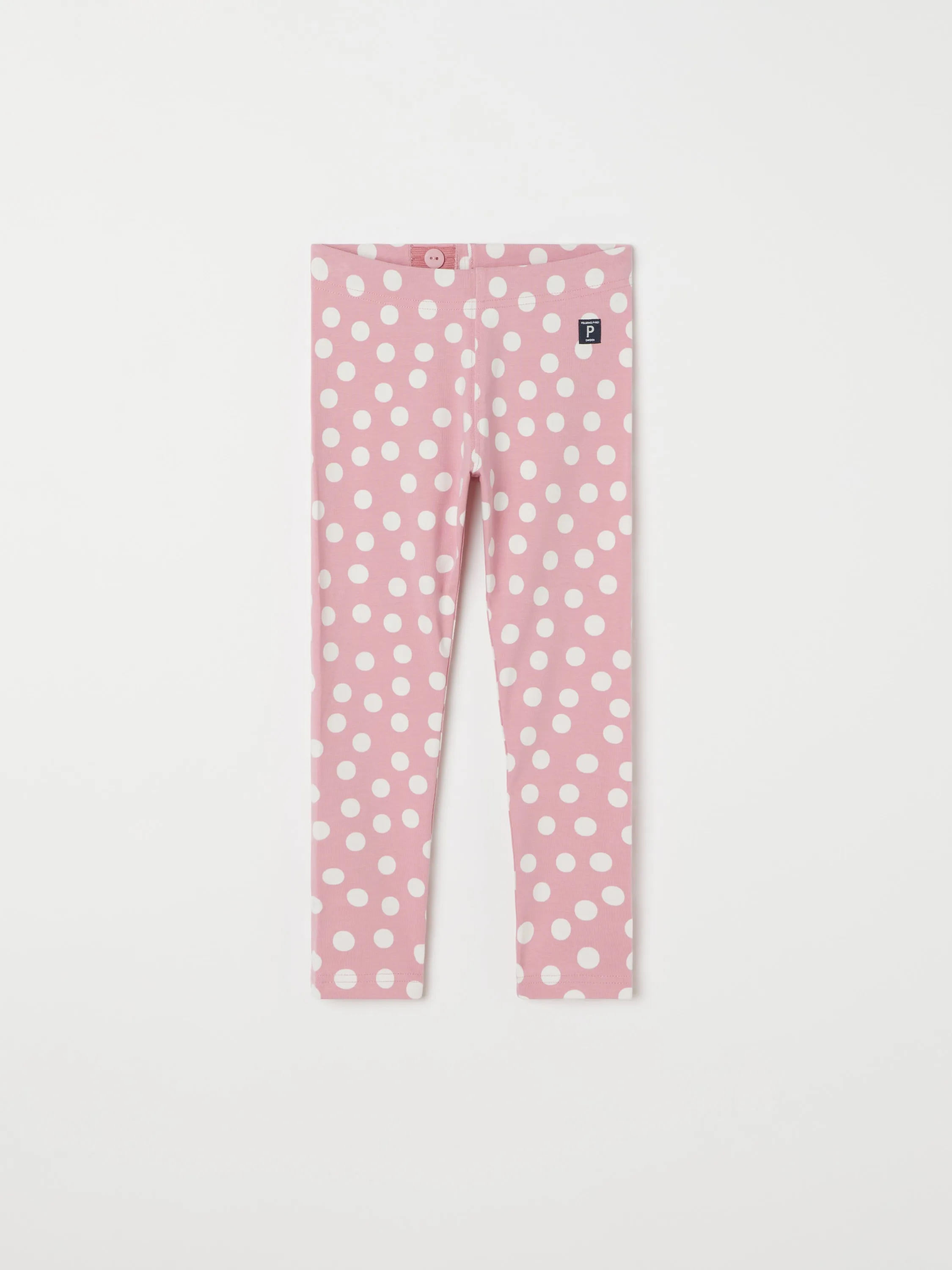 Polka Dot Print Kids Leggings