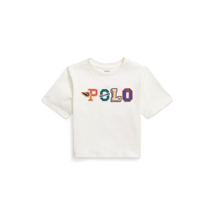 Polo Ralph Lauren Kids Logo Cotton Jersey Boxy Tee (Little Kids)