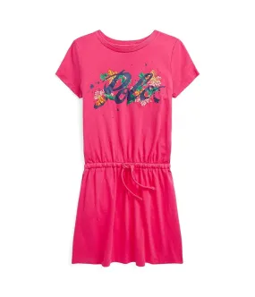 Polo Ralph Lauren Kids Logo Cotton Jersey Tee Dress (Toddler/Little Kids)