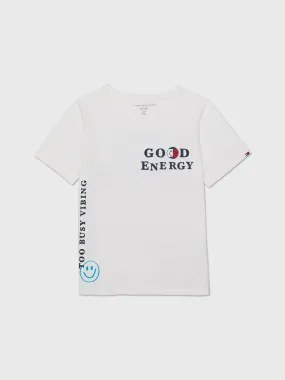 Positivi Tee (Kids) - Fresh White